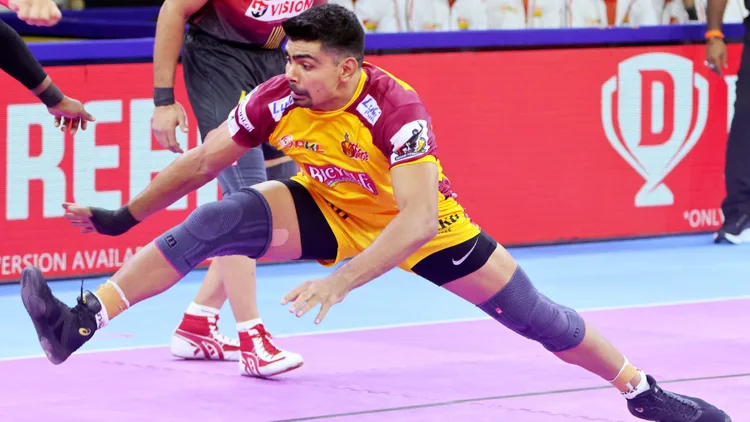 Pawan Sehrawat telugu titans victory