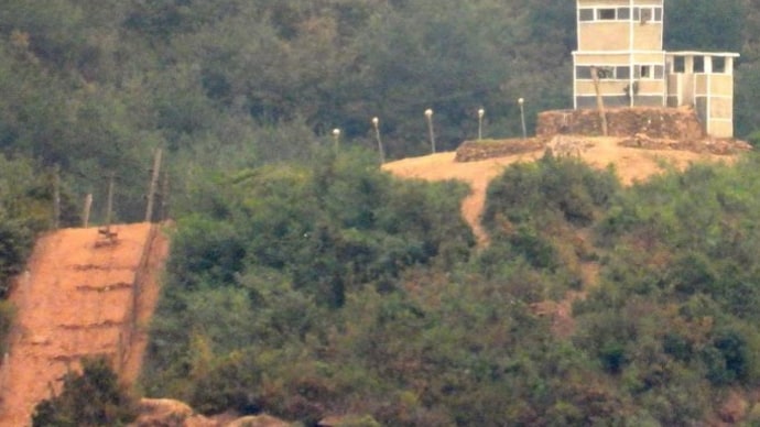 North Korea border roads