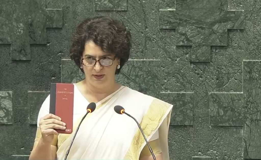 Priyanka Gandhi’s Historic Oath as Wayanad MP 2024