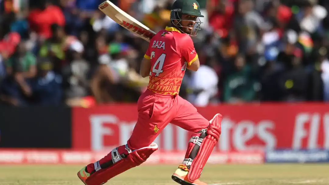 raza starred with both bat and ball Raza and Ngarava Stun Pakistan in ODI Win 2024