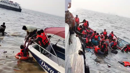 Mumbai ferry collision Passengers rescued