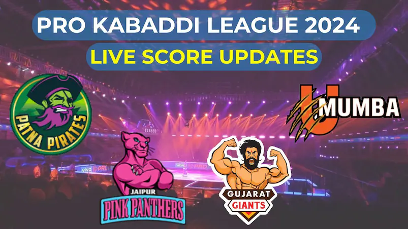 PKL 2024 Live: Patna Wins, U Mumba vs Gujarat Giants Underway