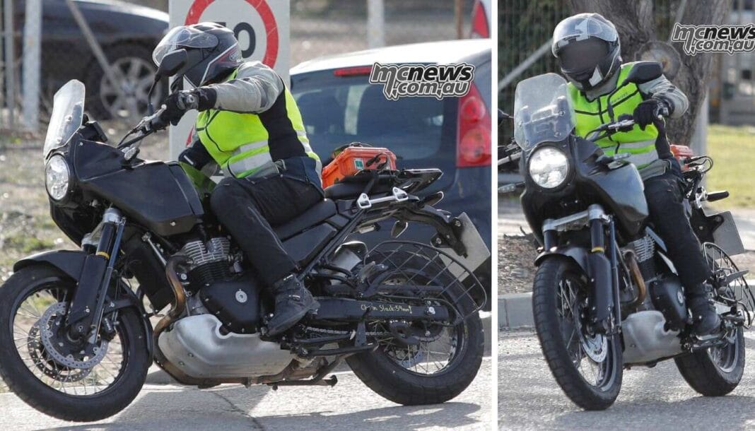 Royal Enfield Himalayan 750 spied 1068x610 1 Royal Enfield Himalayan 750 Spy Shots Unveil New Features and Updates