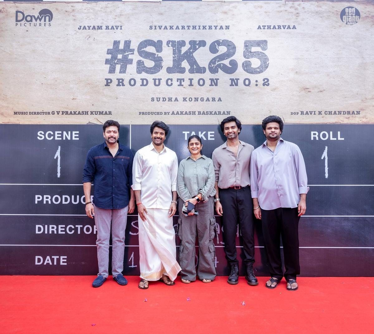 SK25 Sivakarthikeyan’s SK25 Launches with Sudha Kongara