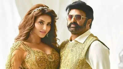 Urvashi rautela with Nandamuri balakrishna Dabidi dibidi