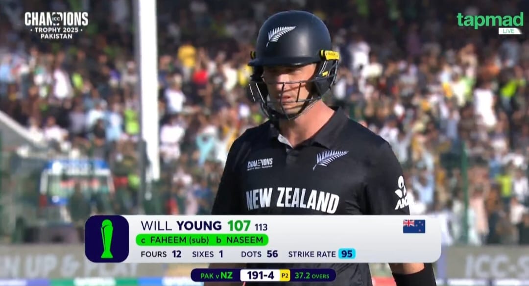 First century of Champions Trophy