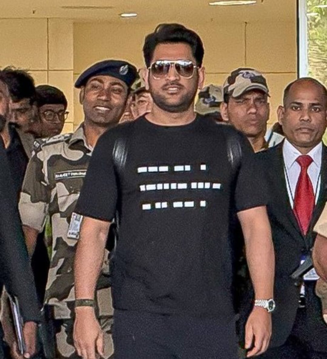 1000089759 Dhoni Morse Code T-Shirt Hints at IPL Farewell