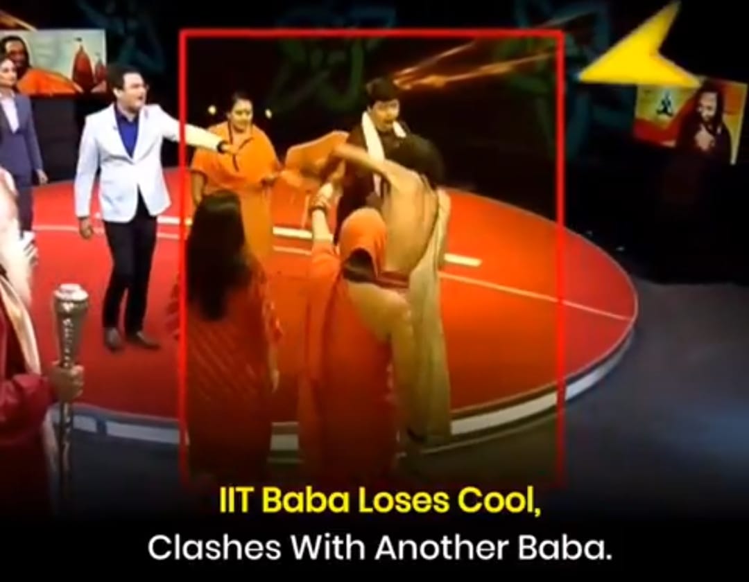 1000090263 IIT Baba Assault in Newsroom Sparks Chaos and Outrage