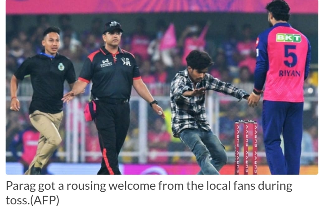 1000096031 Riyan Parag Fan Incident Shocks IPL 2025 Match
