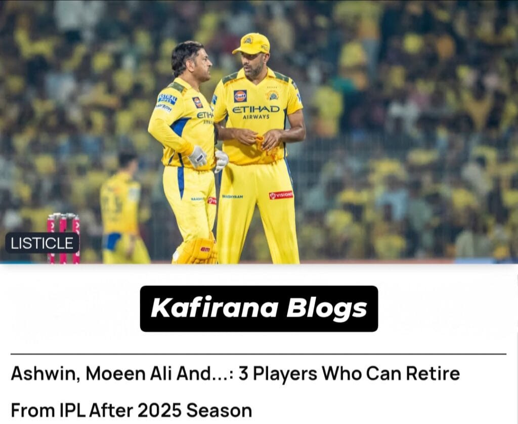 Ashwin, Moeen, More: 3 Stars Facing IPL 2025 Retirements 1 IPL 2025 Retirements