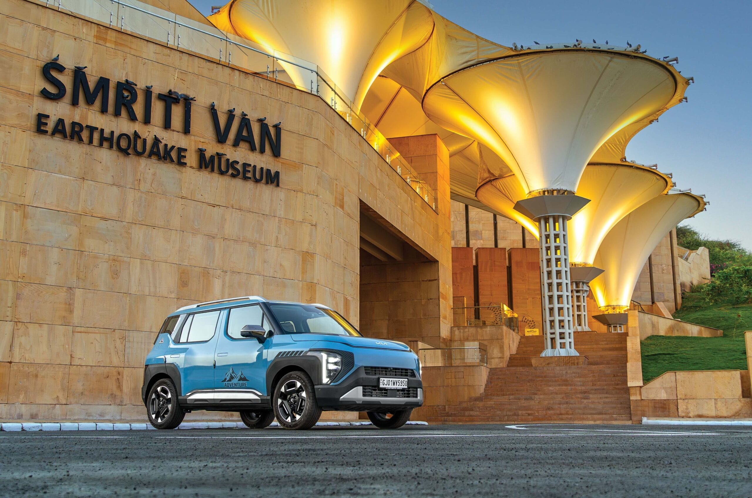 20250411052713 Kia Syros Smritivan Earthquake Museum scaled Bhuj, Smriti, Kia, Sirros, Earthquake