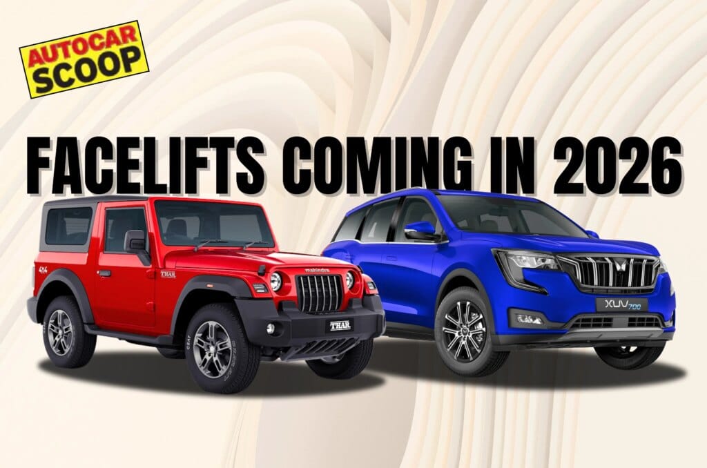 20250415063116 Facelifts20Coming20in202026 Mahindra Thar, XUV700 facelifts are coming next year