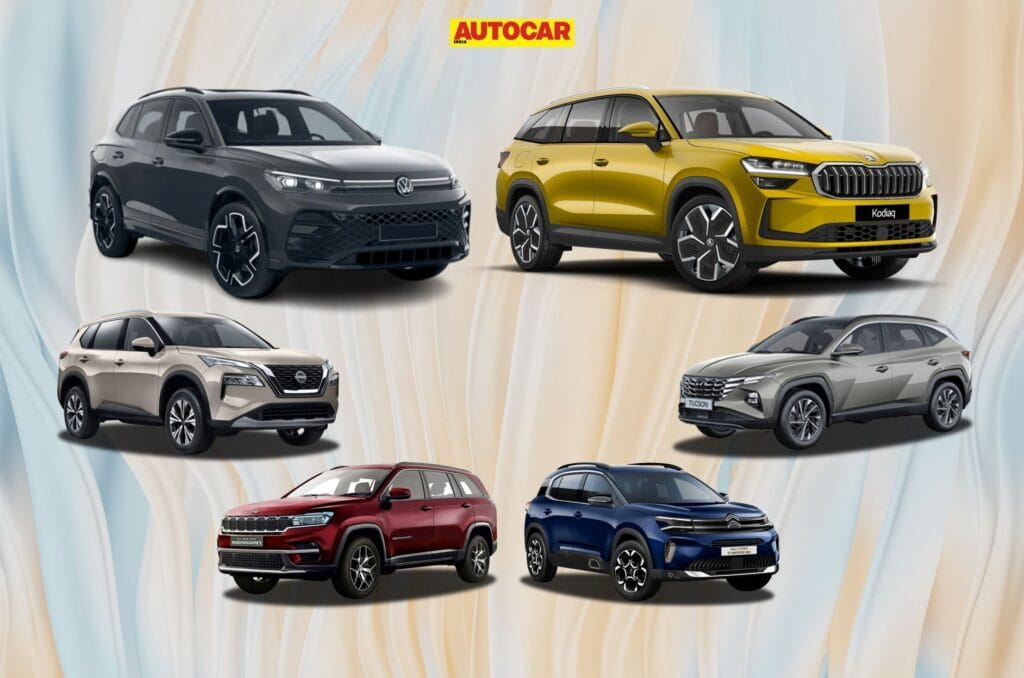 New Skoda Kodiak, VW Tiguan vs. Rivues: Price and Imagination Comparison 10 20250417012337 Tiguan20R20Line20and20Kodiaq20vs20Rivals20Spec20Comparo20Web20Collage New Skoda Kodiak, VW Tiguan vs. Rivues: Price and Imagination Comparison