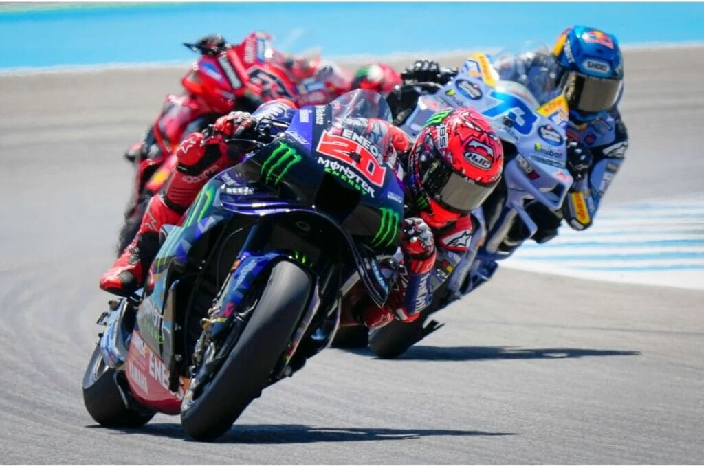 20250428103214 Alex20Marquez20and20Fabio20Quartararo20during20202520Spanish20GP 2025 Spanish Motogp: Alex Marx won the first win as Mark