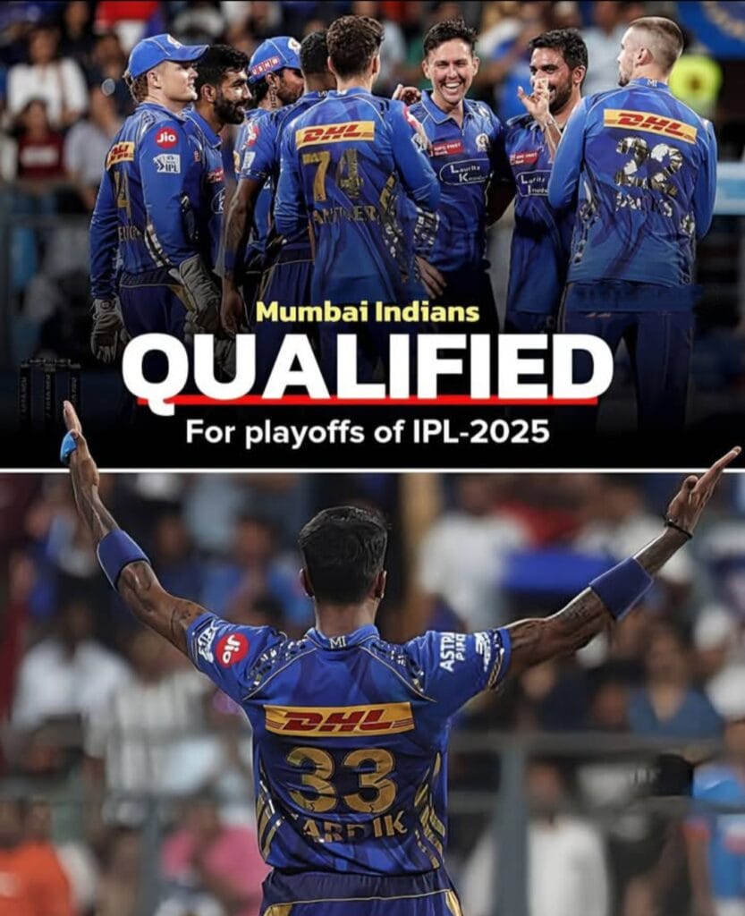 Mumbai Indians Playoff Qualification: Can MI Clinch Top-Two Spot? 1 Mumbai Indians Playoff Qualification