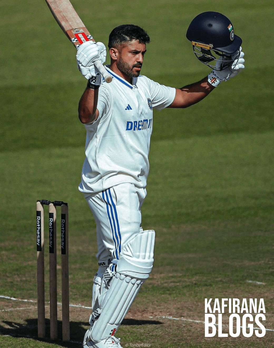 1000110712 Nair’s Test Comeback Bolstered by 186* on England Tour’s Opening Day