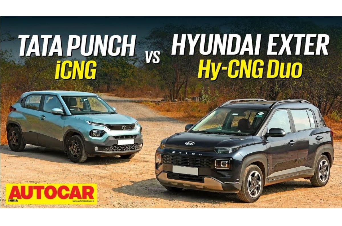 Tata Panch CNG vs Hyundai Exter CNG Video Review