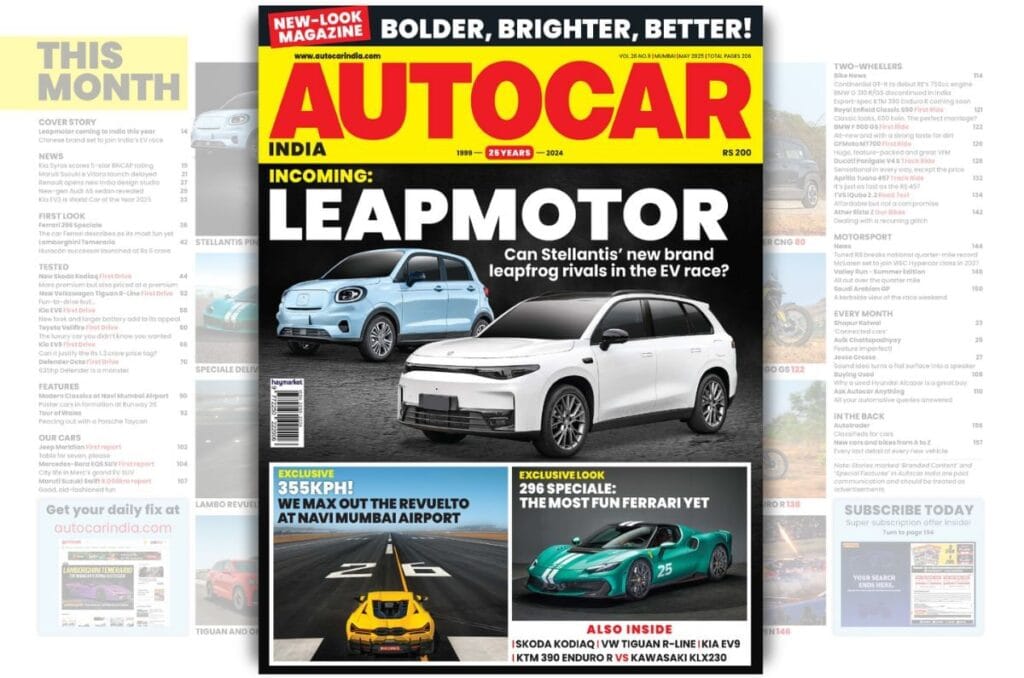 20250509070604 MG20Windsor20Pro20front20quarter20 1 Autocar India Magazine Subscription, Lamborghini Revulto Navy operated at Mumbai Airport