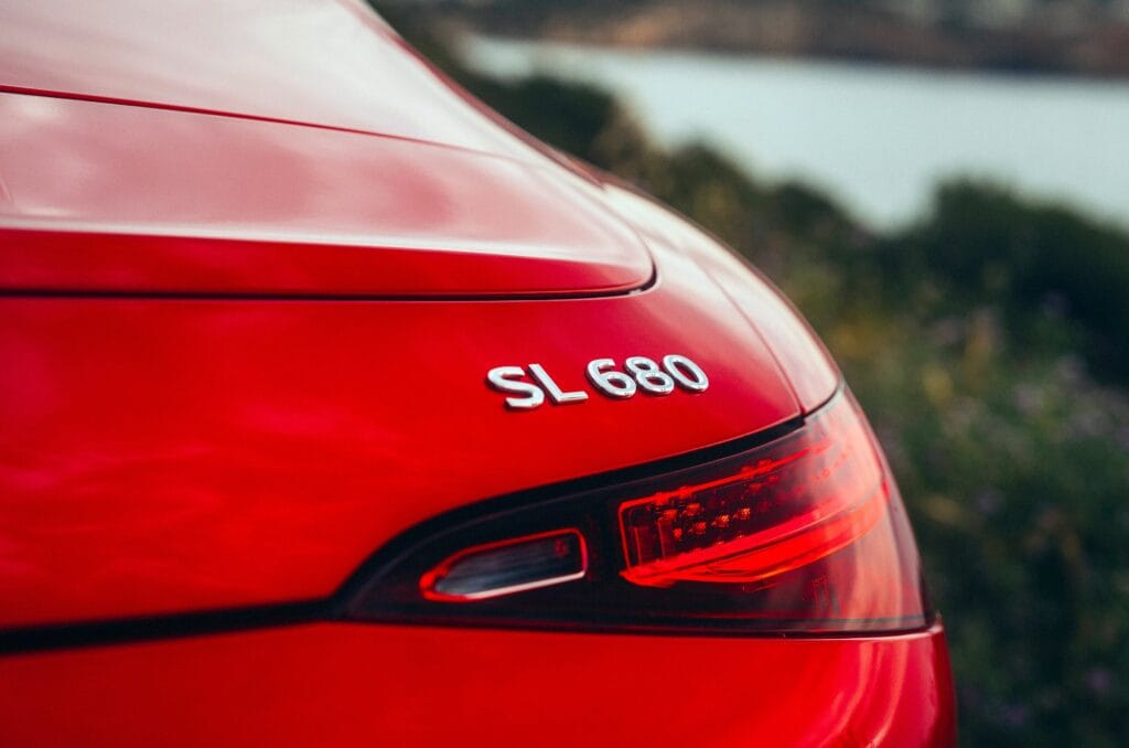 20250512114708 Mercedes Maybach SL 680 Badge Mercedes -Mebac SL 680 Review: Final Luxury Roadster Remaginated - Introduction