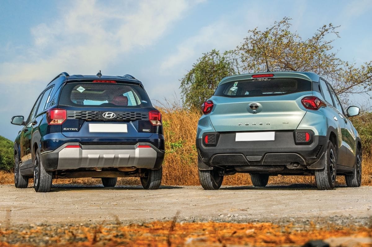 Hyundai Exter CNG vs Tata CNG Real World Fuel Fuel Efficiency Comparison, CNG Mileage Test and Comparison