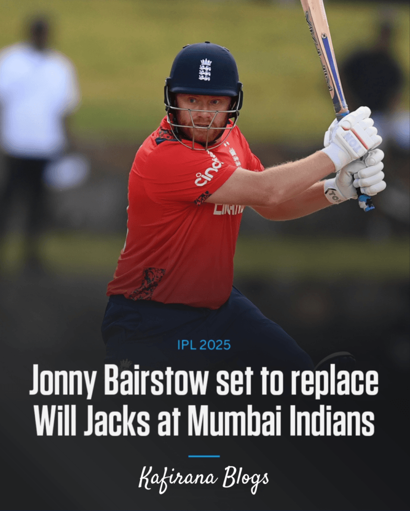Bairstow Replaces Jacks at Mumbai Indians for IPL 2025 1 Bairstow Replaces Jacks