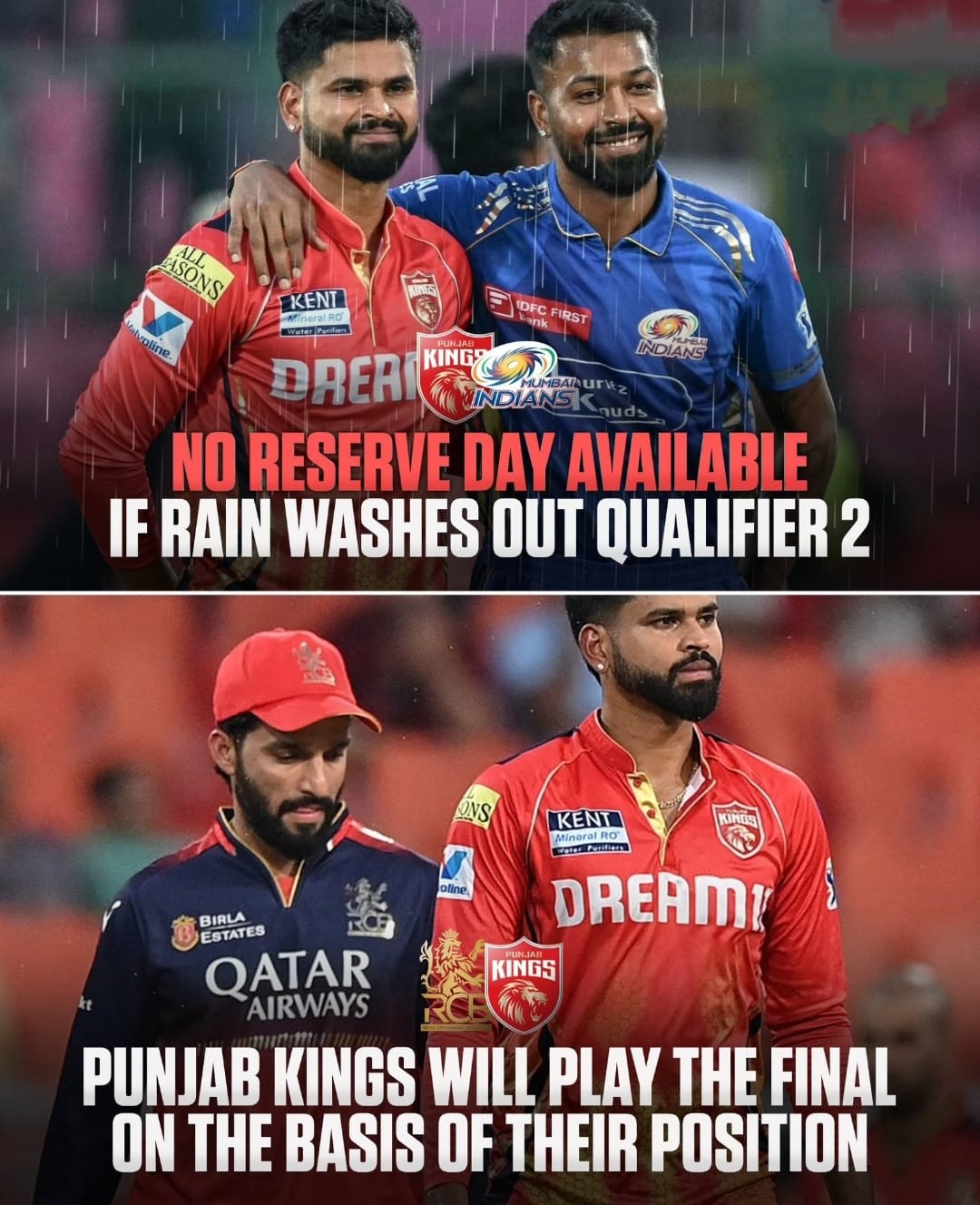 1000110967 Rain-Delayed Qualifier: PBKS vs MI Fans Slam BCCI