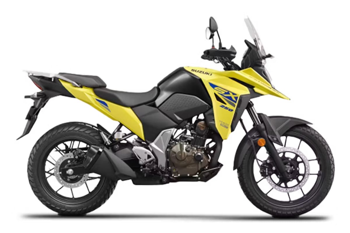 Nirbhay 2025 05 31T211730.428 Suzuki V Strom SX 12 लीटर टैंक, ब्लूटूथ फीचर्स और कीमत 2.18 लाख