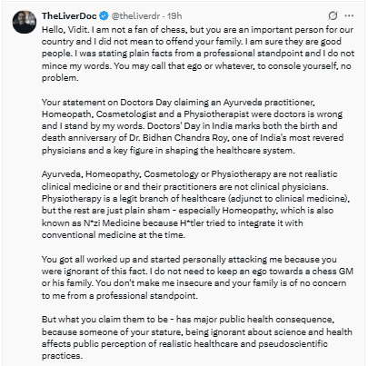Vidit And Liver Doctor Controversy: Who’s a Doctor Anyway? 4 1000118265 Vidit And Liver Doctor Controversy: Who’s a Doctor Anyway?