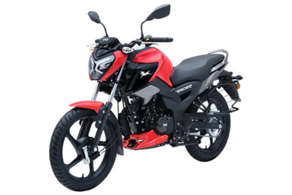 Nirbhay 2025 07 23T062410.783 टीवीएस रेडर 125 125cc पावर, 5 स्पीड गियर और दो राइडिंग मोड, मूल्य 90,094 से शुरू होता है