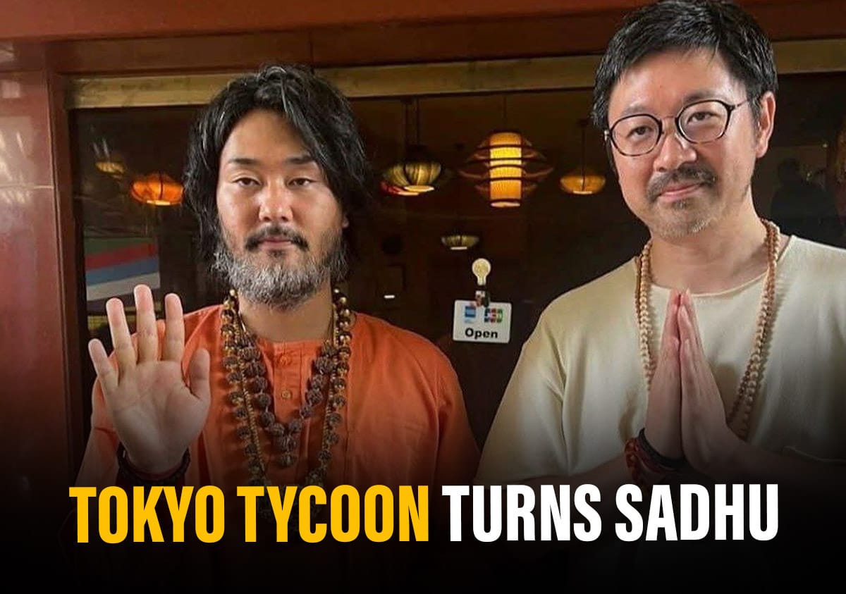 tyson जापानी करोड़पति भारत में भगवा-पहने शिव भक्त बनने के लिए साम्राज्य को छोड़ देता है