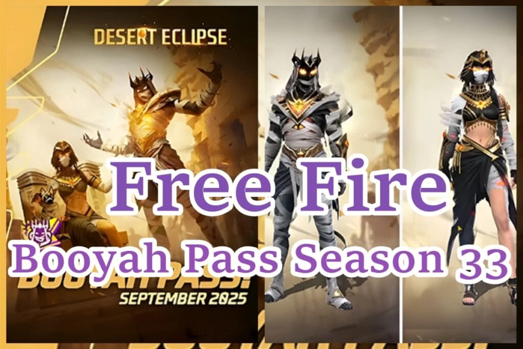 Nirbhay 2025 08 16T060853.429 फ्री फायर सीज़न 33 डेजर्ट एक्लिप्स बैंग मिस्र के रहस्यमय विषय के साथ