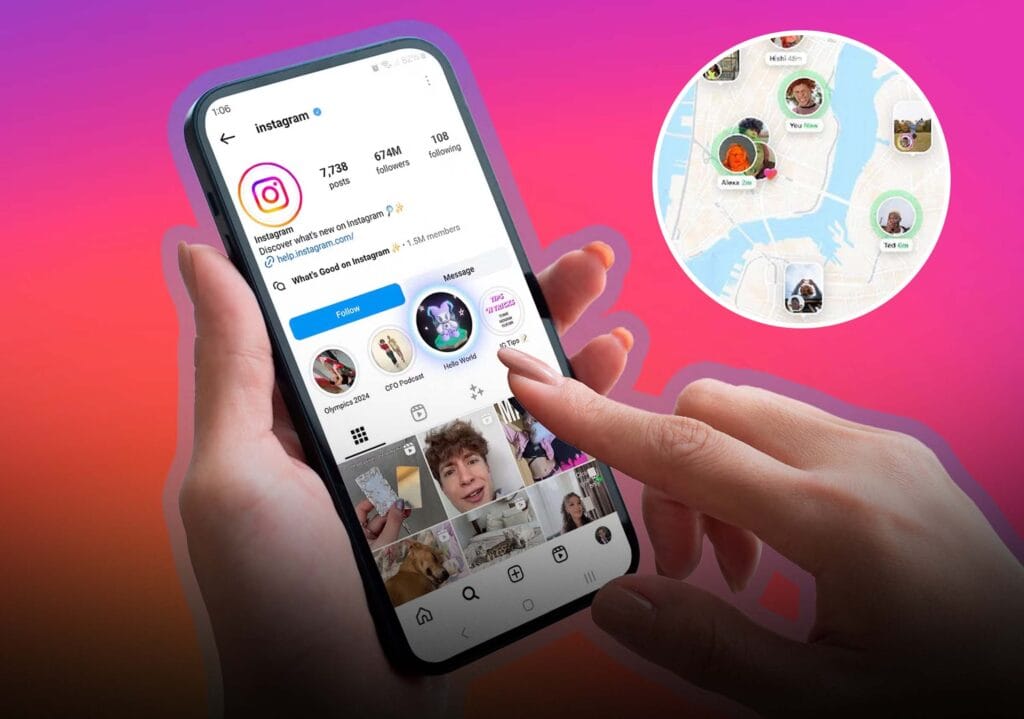 ig इंस्टाग्राम न्यू मैप फीचर समझाया गया