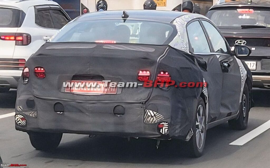 2026 Hyundai Verna Facelift Spied 2026 Hyundai Verna Facelift Spied Near Chennai