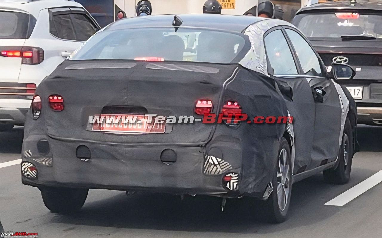 2026 Hyundai Verna Facelift Spied 2026 Hyundai Verna Facelift Spied Near Chennai