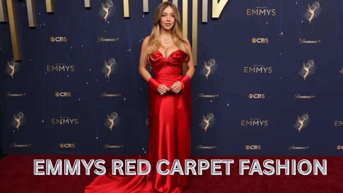 Emmys Red Carpet Fashion See Gorgeous Looks by Sydney Sweeney Jenna Ortega Adam Brody and More Emmys Red Carpet Fashion: सिडनी स्वेनी, जेना ओर्टेगा, एडम ब्रोडी और अधिक द्वारा भव्य दिखने वाले लुक देखें