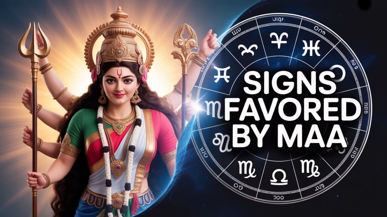Navratri Blessings 2025 Maa Durga Favors These 5 Zodiac Signs नवरात्रि आशीर्वाद 2025: मा दुर्गा इन 5 राशि चिन्हों का पक्षधर है!