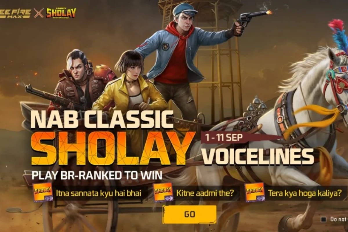 Nirbhay 2025 09 04T070137.044 NAB क्लासिक श्ले वोकलाइंस फ्री फायर शोले के प्रतिष्ठित संवादों को अब खेल में सुना जाएगा