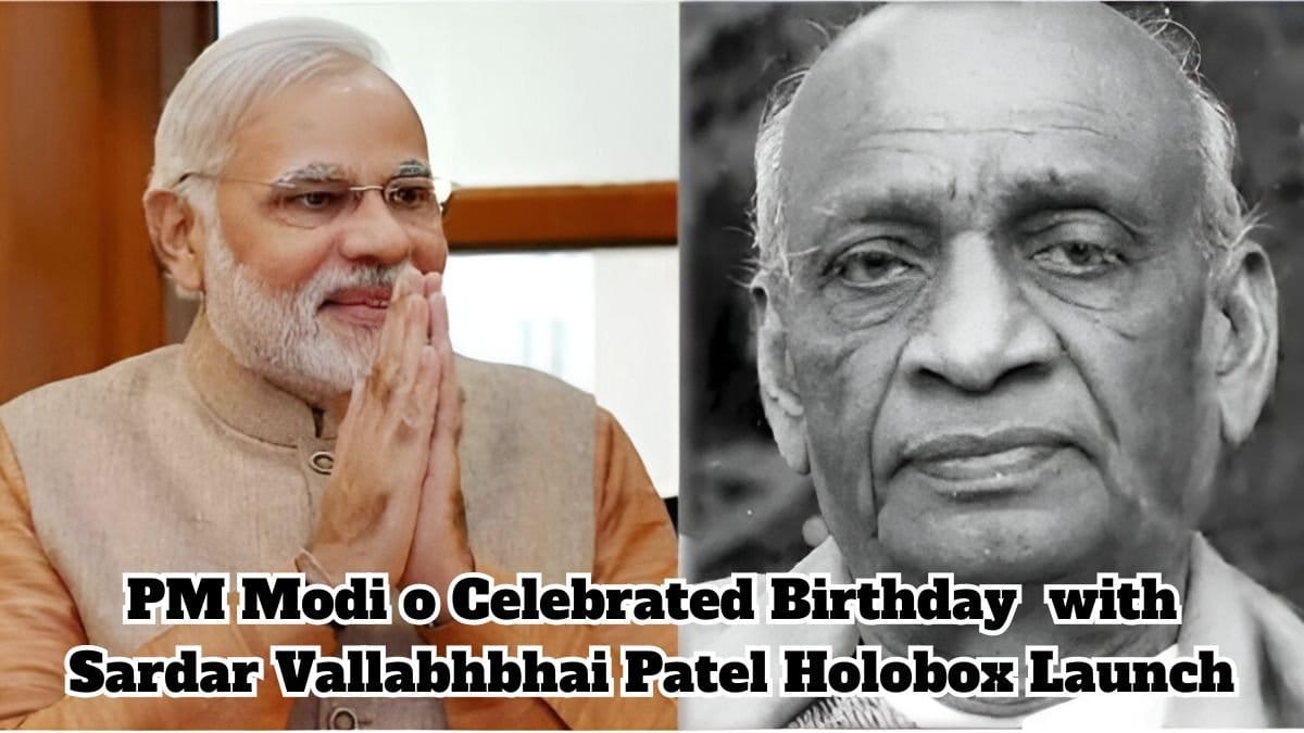 PM Modis Birthday 88 Years of Operation Polo Celebrated with Sardar Vallabhbhai Patel Holobox Launch पीएम मोदी का जन्मदिन और 88 साल के ऑपरेशन पोलो ने सरदार वल्लभभाई पटेल होलोबॉक्स लॉन्च के साथ मनाया