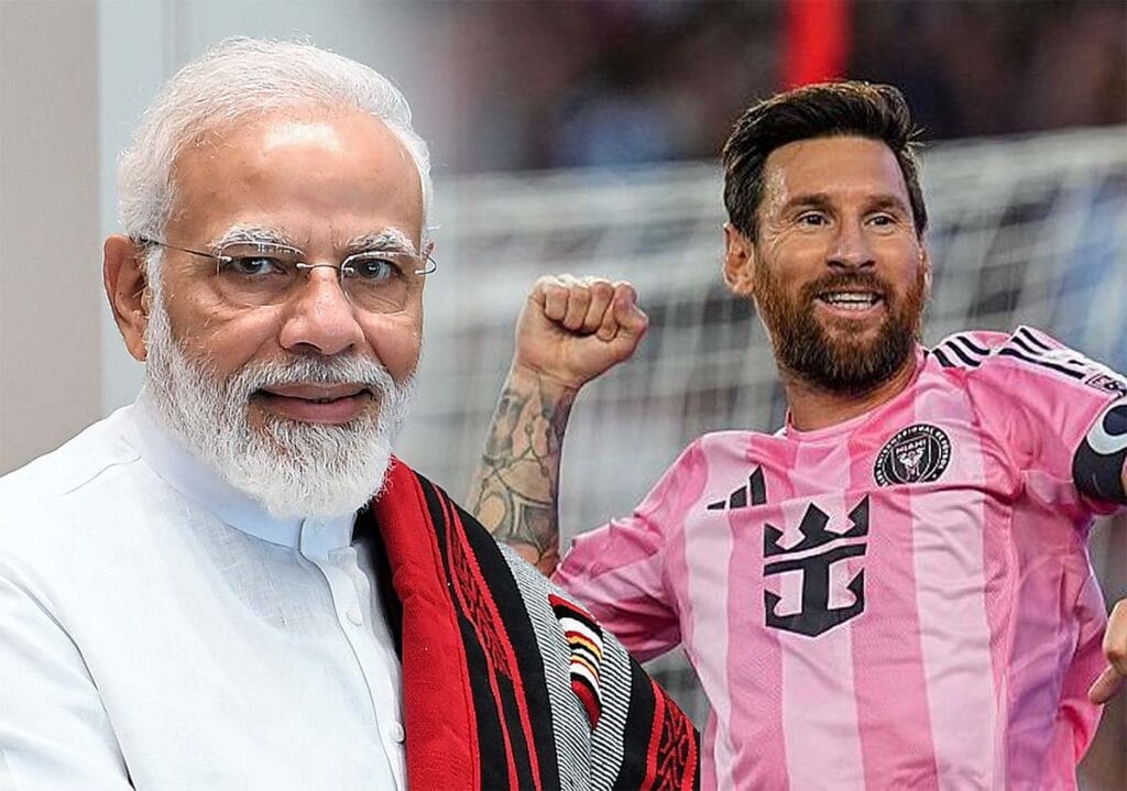 extras new Recovered 31 लियोनेल मेस्सी पीएम मोदी जन्मदिन का उपहार साइन किए गए अर्जेंटीना जर्सी के साथ