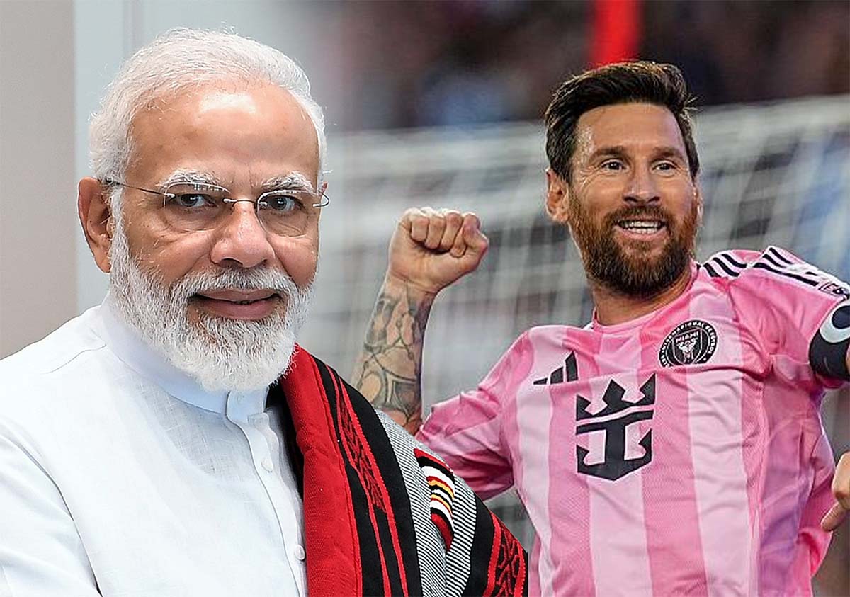 extras new Recovered 31 लियोनेल मेस्सी पीएम मोदी जन्मदिन का उपहार साइन किए गए अर्जेंटीना जर्सी के साथ