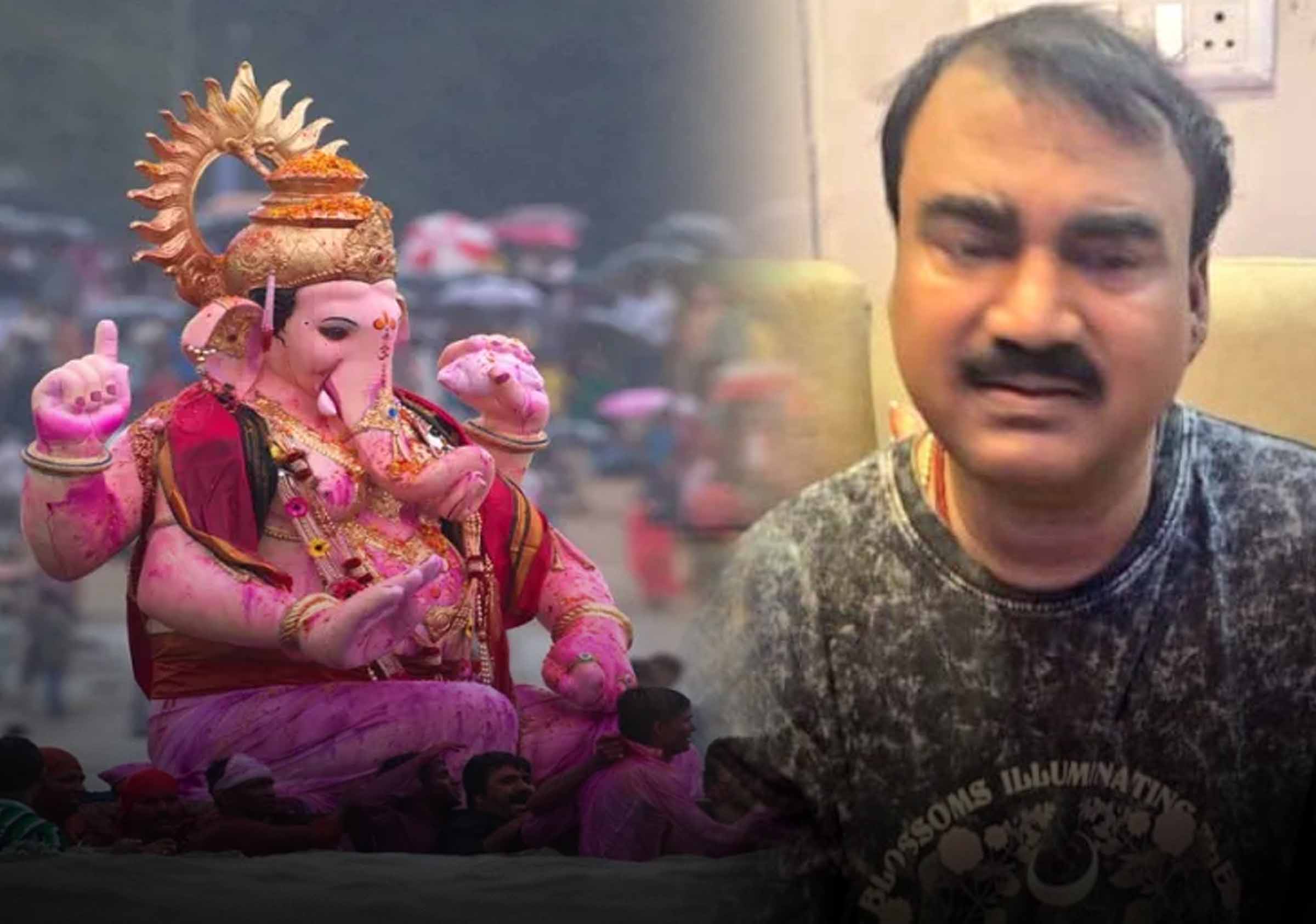 noida नोएडा आदमी को गणेश विसारजान के आगे गिरफ्तार किया गया