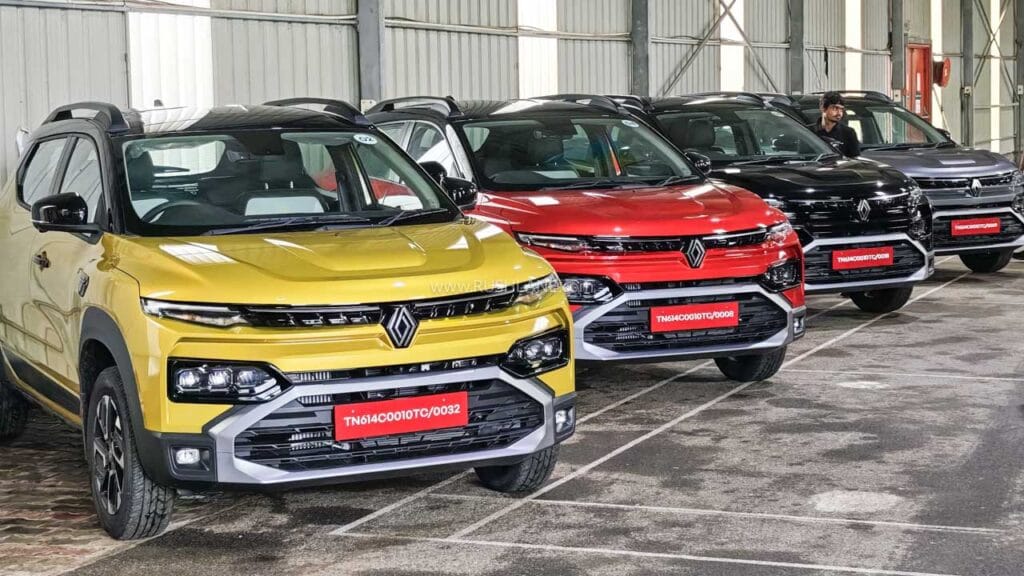 renault kiger facelift first drive review colours Renault, Nissan Sales Breakup Aug 2025 – Triber, Kiger, Kwid, Magnite