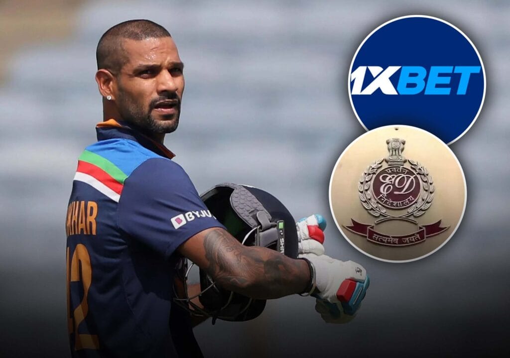 shikhar एड समन शिखर धवन से अधिक 1xbet सट्टेबाजी जांच