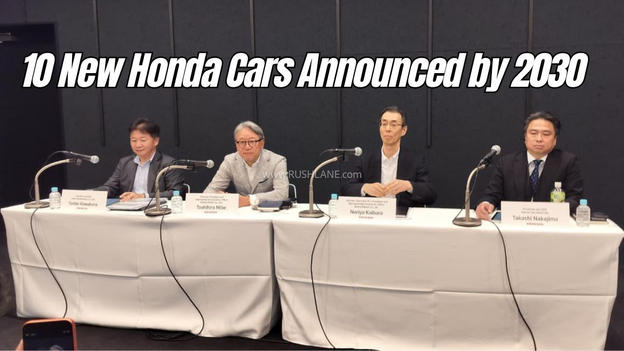 10 new honda cars announced by 2030 Honda India Major Comeback - 10 New Cars By 2030, 7 Of Them SUVs