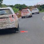 5 mahindra xuv700 facelift spied before launch 6 5 Mahindra XUV700 Facelift Spied In A Convoy Before Launch