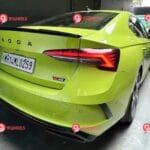 New Skoda Octavia vRS Spied New Skoda Octavia vRS Spied During TVC Shoot