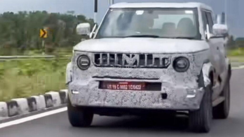 mahindra vision s production spec model spied sub 4m scorpio6 8 Mahindra SUVs Spied Testing In India