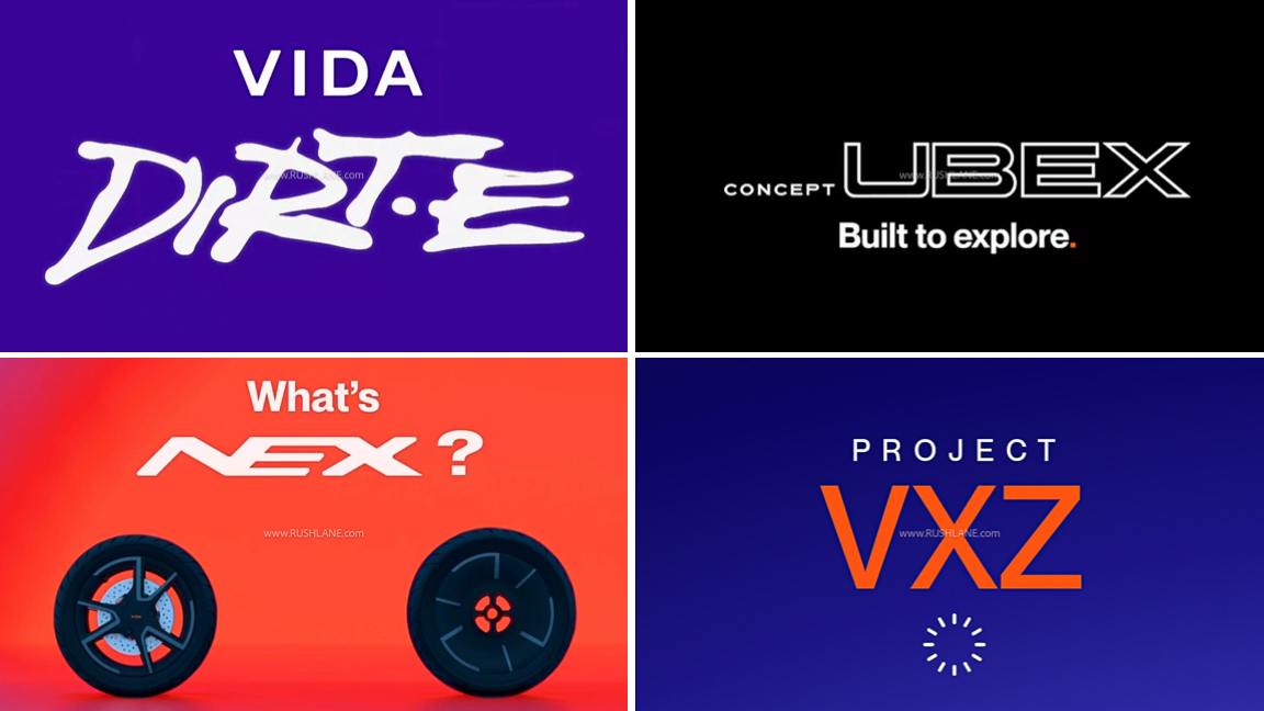 4 new hero vida electric bikes teased cover 4 New Hero Vida Electric Bikes Teased For EICMA