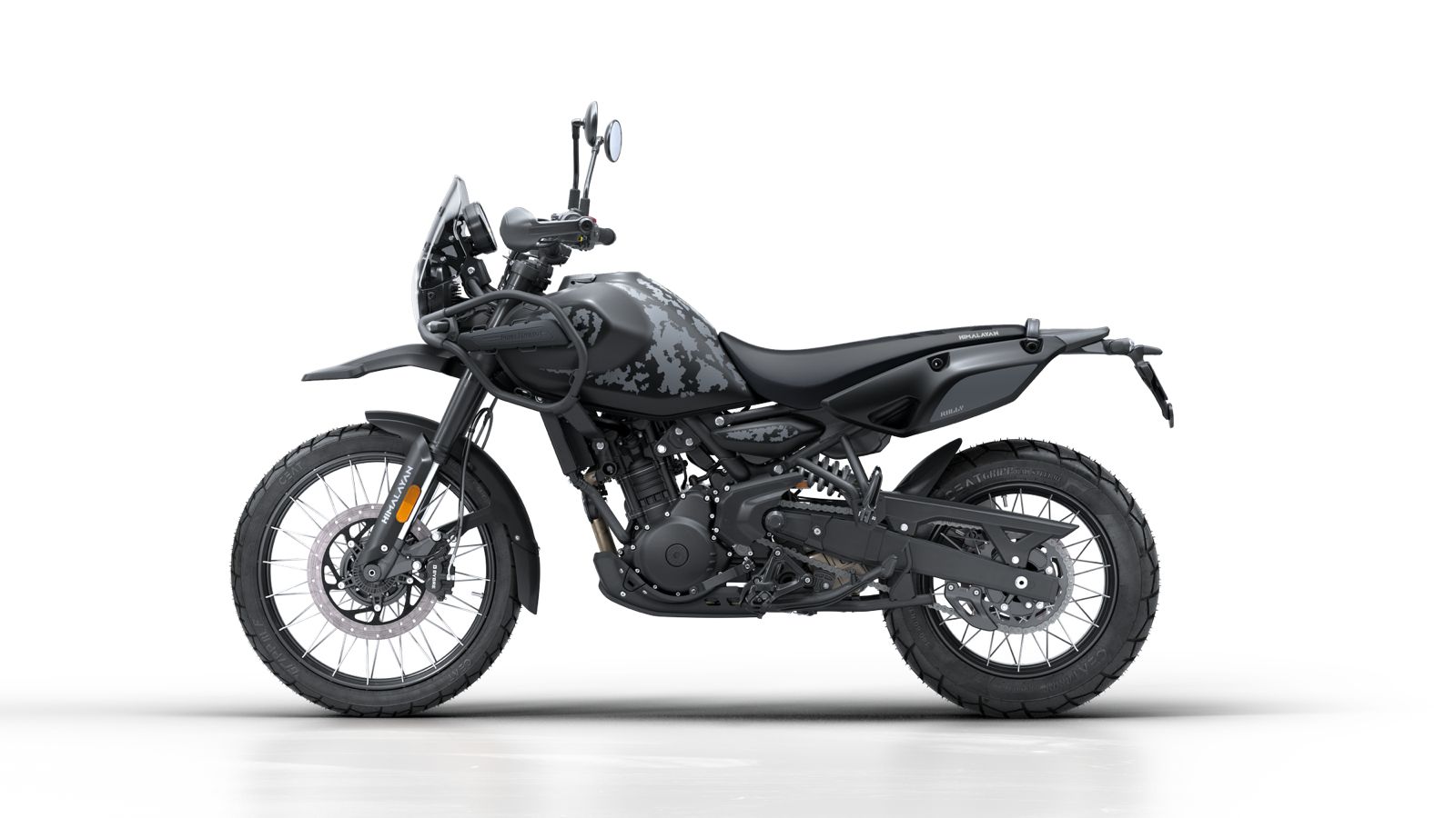 Himalayan 450 Mana Black Royal Enfield Himalayan Mana Black at EICMA 2025