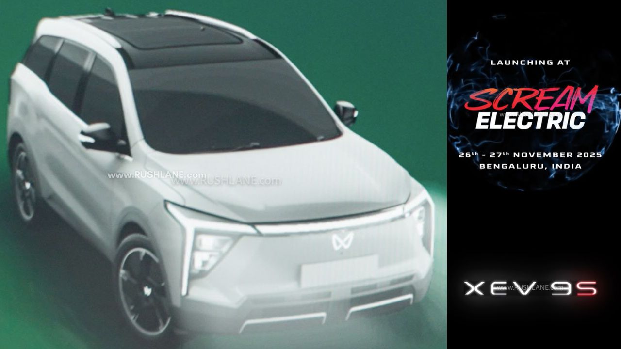 mahindra xev 9s 7s electric suv teased Mahindra XEV 9S Electric 7S SUV Teased Before 27th November Launch